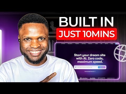 How To Build A Full Website In 10 minutes Using Ai (No Code AI Tutorial 2026)