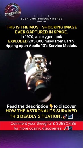 Apollo 13 Explosion: The Photo That Shocked NASA | How Astronauts Survived