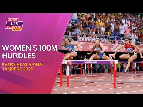 Swiss GOLD 🇨🇭⚡ | Women’s 100m Hurdles | EVERY Heat & Final | European U20 Championships Tampere 2025