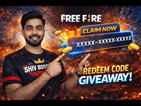 🔴🔥 FREE FIRE REDEEM CODE GIVEAWAY LIVE 🎁 | FF LIVE TODAY | SHIV BOSS YT #shorts #freefire #gaming
