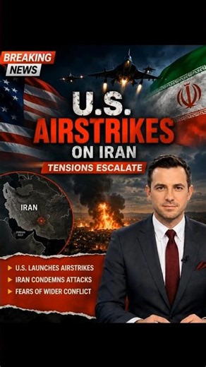 US vs Iran: New Airstrikes Shake the Middle East #breakingnews #ootd #oilcrisis#reel#usvsiran
