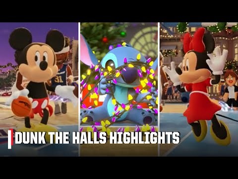DUNK THE HALLS HIGHLIGHTS 🏀 Mickey & friends in Cavaliers 🆚 Knicks on Christmas Day 🎄 | NBA on ESPN