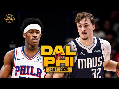 Dallas Mavericks vs Philadelphia 76ers Full Game Highlights | Jan 1, 2026 | FreeDawkins