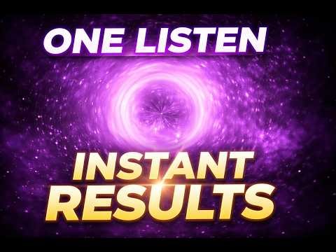 I GET SUBLIMINAL RESULTS IN ONE LISTEN 🌌 Extreme Dark Energy Sub