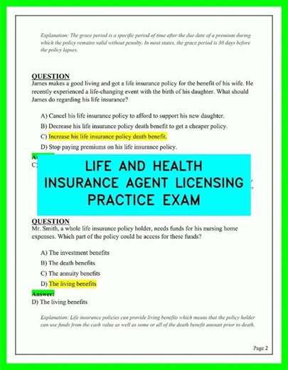 LIFE & HEALTH INSURANCE AGENT LICENSING PRACTICE EXAM 2026 | FULL TEST + REAL QUESTIONS