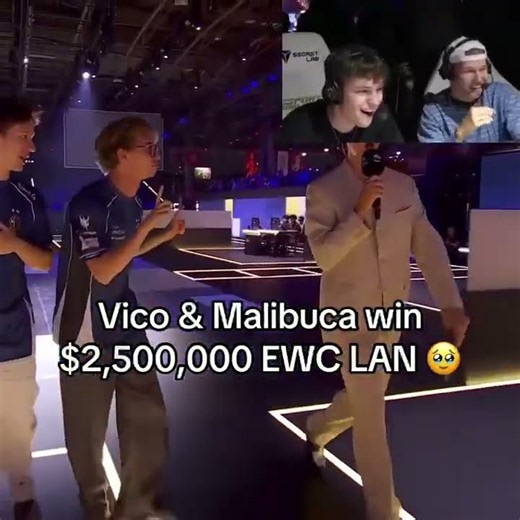 Vico & Malibuca WIN $2,500,000 EWC LAN 🏆