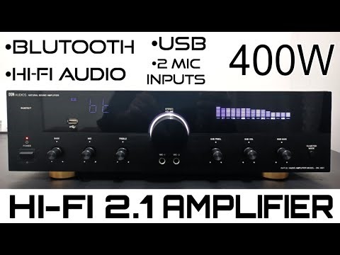 400W HI - FI 2.1 KARAOKE AMPLIFIER | BLUTOOTH | USB | 2 MIC INPUTS | DON AUDIOS@donaudios