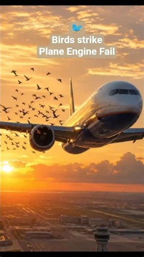 Bird Strike During Takeoff 😱 How Pilots Saved Everyone ✈️ #viral #shorts #Trending #Mr.flight Hunter