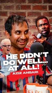 Aziz Ansari remembers the time Chris Rock bombed in a New York comedy club! 🤣👀 @AzizAnsari