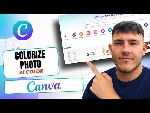 How To Colorize Black and White Photos Using AI in Canva (2026 Tutorial)