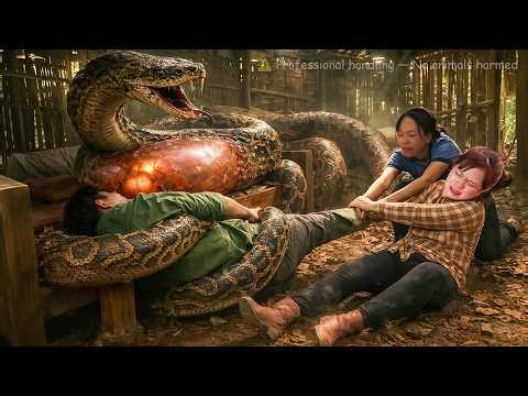 72 Hours Horror 🐍 Python Tightens Grip on Victim – Women Risk Everything to Save Him!