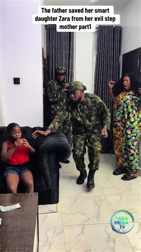 The father saved her smart daughter Zara from her evil step mother part1