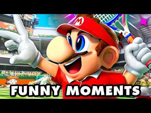 Mario Tennis Fever Funny Moments Montage!