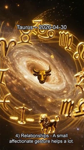 Today's Horoscope | Taurus – 2026-04-30
