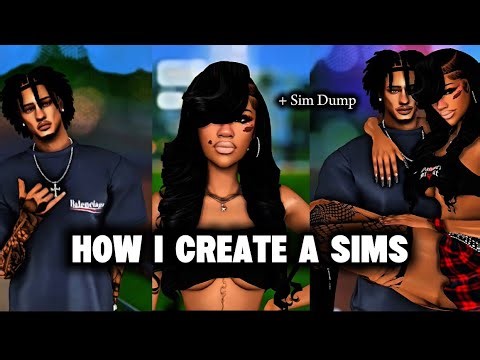 How I Create My Sims in CAS ✨ + Sim Dump |
