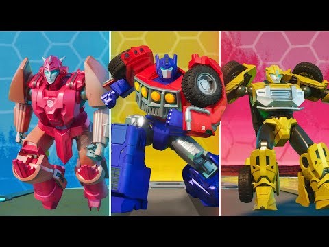 Team Optimus Enters Platformer Game | E20 | Transformers: CYBERWORLD