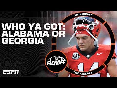 Will Georgia or Alabama win this EPIC showdown? 🔥
