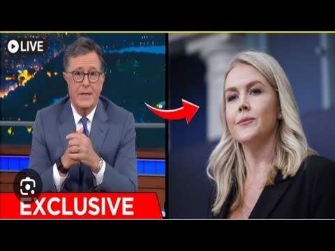 Stephen Colbert & Karoline Leavitt Interview: Unreal On-Air Meltdown!.