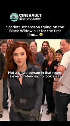 Scarlett Johansson’s First Black Widow Fitting (2010) 💀 | #Shorts