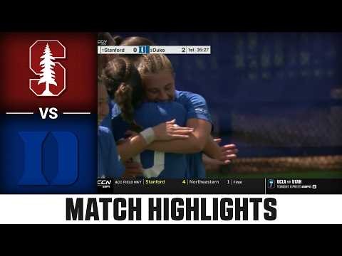 Stanford vs. Duke Match Highlights | 2026 ACC Women's Soccer