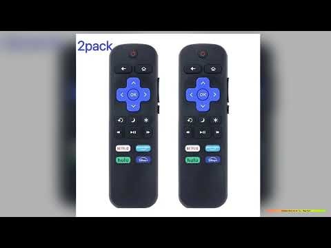 Pack of 2 Replacement Remote Control Compatible for Roku TVfor TCL Rokufor Hisense Rokufor Onn