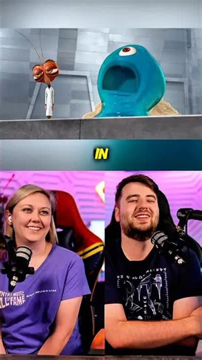 Suck in!👀 Monsters vs Aliens reaction!