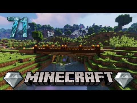 Minecraft (071) 💎 Das Fichten Meisterwerk: Meine neue Brücke zum Bauernhaus🪵