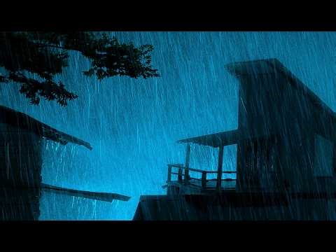 Sleep Instantly in 2 Minutes 😴 Hurricane Winds, Torrential Rain & Mighty Thunder on a Stormy Night