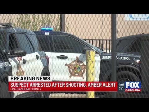 VIDEO: Suspect in custody after Spartanburg motel shooting, AMBER Alert