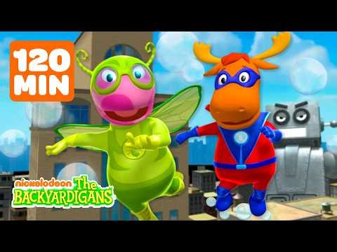 Tyrone & Uniqua Become Superheroes! | The Backyardigans