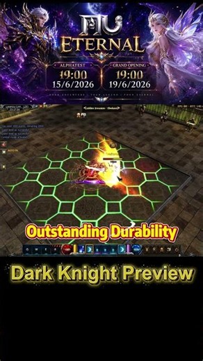 ⚔️ Dark Knight Preview | The Legendary Warrior Return | MU Eternal Season 6 #muonline #games #mmorpg