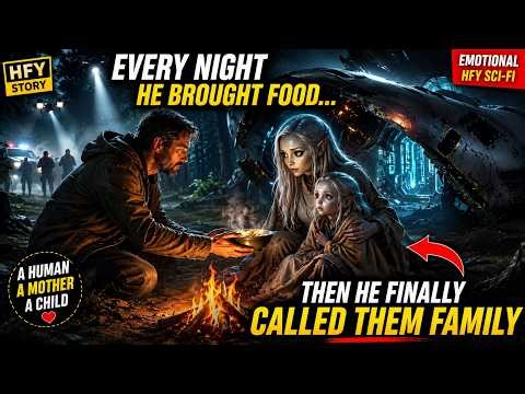 Every Night He Brought Food to the Alien Mother and Her Child—Then He Finally Called Them Family HFY