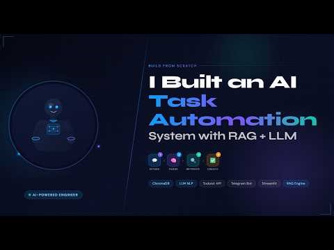 I Built an AI That Automates Tasks Using RAG + LLM (Full MVP)||AI System Reads SOPs and Creates Task