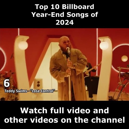 Top 10 Billboard Year-End Songs of 2024