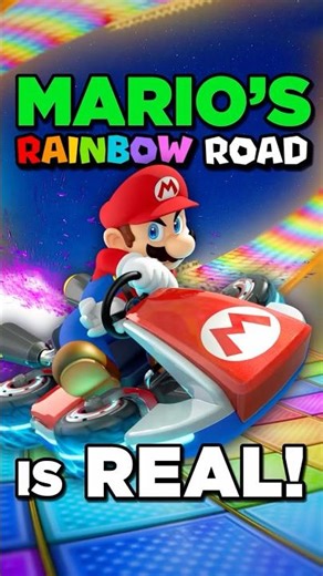 Rainbow Road is REAL!