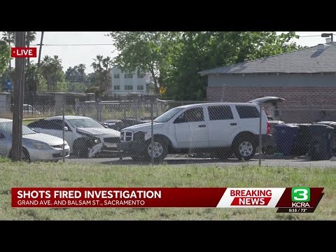Police investigate shots fired before crash in Sacramento