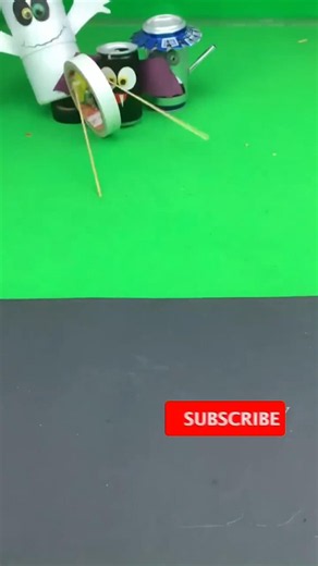 Amazing Mini DIY Robot 🤖 | Battery & Magnet Science Experiment | Viral Shorts #shorts