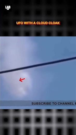 UFO Caught On Camera With A Cloud Cloak! #trending #bollywood #lab360 #shorts