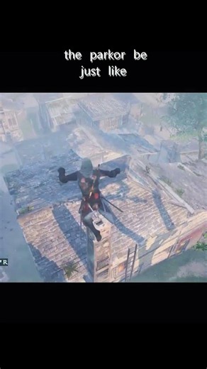 parkour be just like | Black flag #1 #shorts