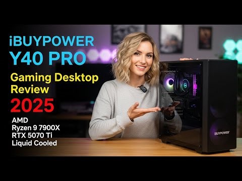 iBUYPOWER Y40 PRO Gaming Desktop Review 2025: AMD Ryzen 9 7900X RTX 5070 Ti Liquid Cooled