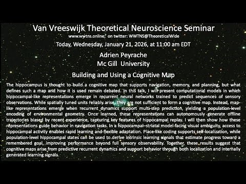 Building and Using a Cognitive Map | Adrien Peyrache, McGill University