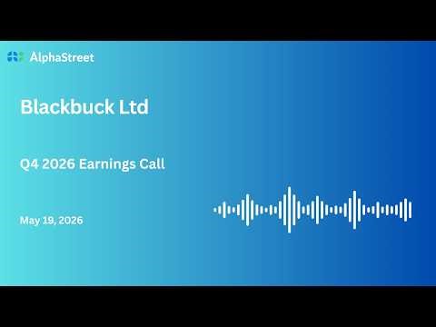 Blackbuck Ltd Q4 FY2025-26 Earnings Conference Call