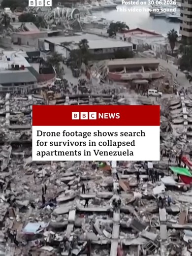 Rescue efforts continue in Venezuela after devastating back-to-back earthquakes, killing at least 1,700 and injuring more than 3,360 people. #Venezuela #Drone #Earthquake #BBCNews