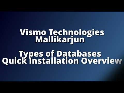 Types of Oracle Databases & Quick Installation Overview