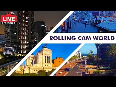 🔴 Live Cam around the World - Rolling Cam with Chill & Lounge Music