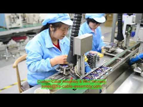 UAV gimbal micro coax IP67 drag chain FPD Link IV LEMO to JAE IP68 PVC jacket braid shield minus40 t