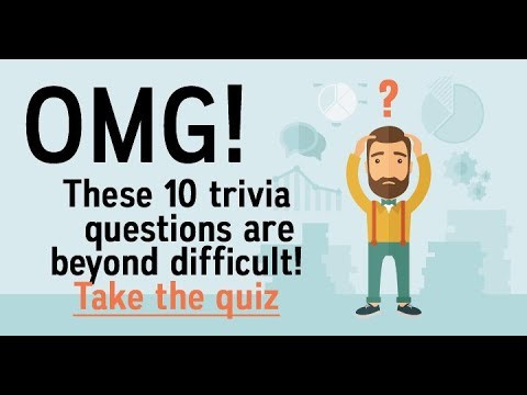 Hard trivia quiz