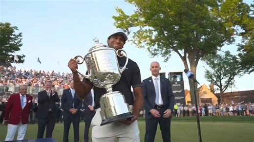 Aaron Rai becomes first Englishman to win PGA Championship in more than a century