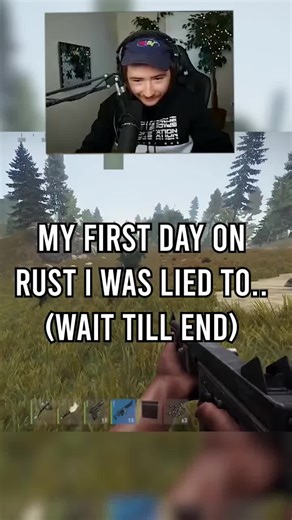 My first day playing rust I was convinced anyone in a hazmat suit was an NPC ... #Krtzyy #Rust #twitchclip #rustclips