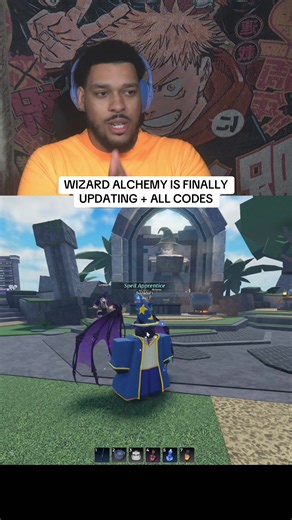 WIZARD ALCHEMY IS FINNALY UPDATING NEW CODES #roblox #robloxfyp #wizardalchemy #theforge #bushidof